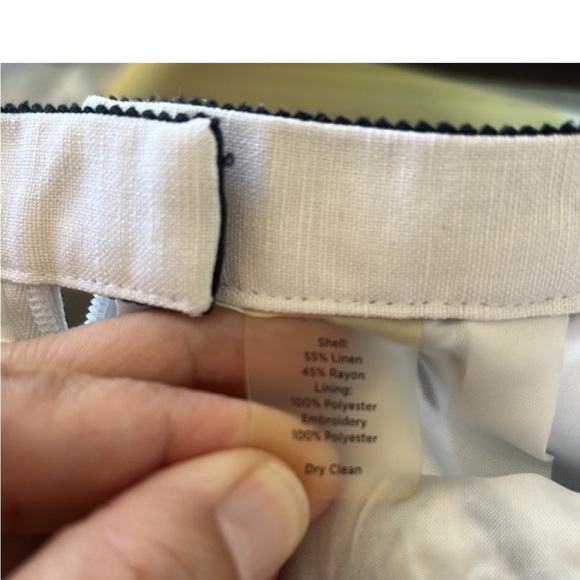 Talbots white and black pencil skirt. - Picture 4 of 6